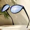Damen Sonnenbrille übergroße Cat Eye Sonnenbrille für Frauen Männer große große Rahmen Sonnenbrillen Mode Vintage Sonnenbrille