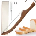 Gezackte Brotmesser Brot Bogens ch neider Multi-Purpos Baguette Cutter Edelstahl Laib Brots ch neider Schneiden Sauerteig Backwerk zeug