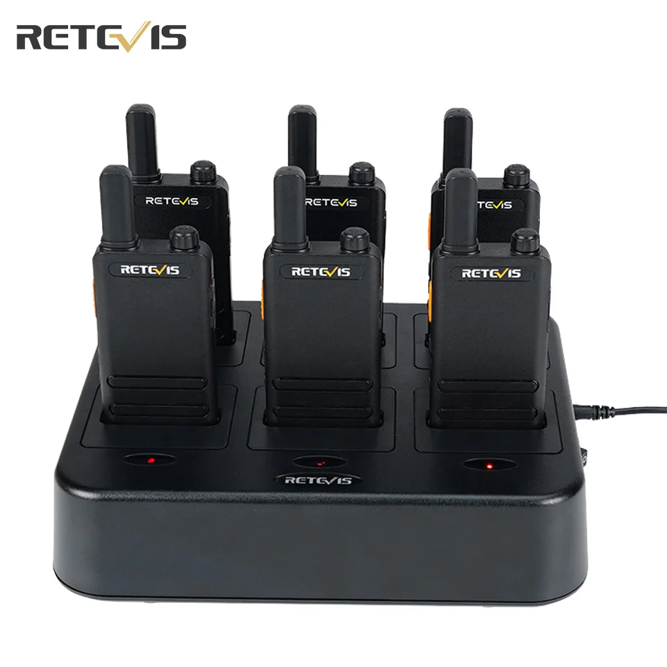 Retevis RT622P (B63) Mini Walkie Talkie Tragbares Walkie-Talkie Typ C Charge PMR446 FRS 2-Wege-Radiosender für Hotelrestaurant Image
