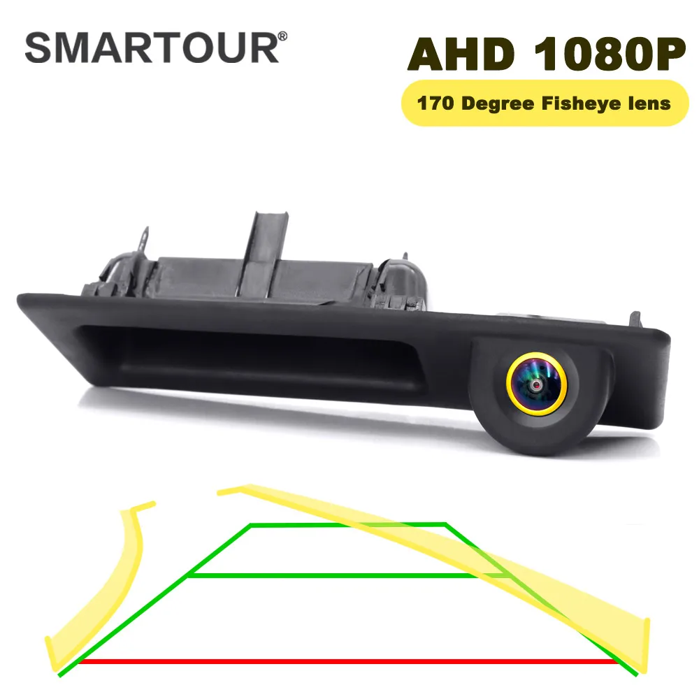Dynamische flugbahn ahd 1080p auto rückfahr kamera für bmw f30 f10 f11 x3 f25 f31 f46 x1 f48 f22 3 series 5 serie hd nachtsicht Image