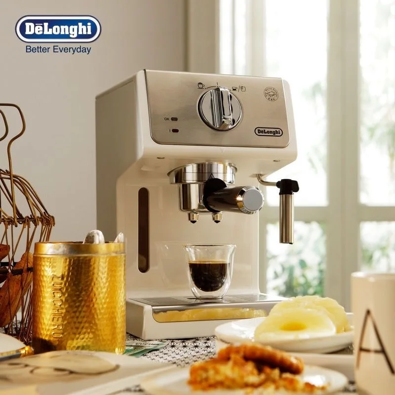 Delonghi Kaffee maschine Haushalt Espresso maschine 15bar American Coffee Milk Foam halbautomat ische Pump kaffee maschine 220v Image