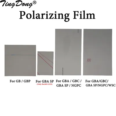 Für gameboy gb dmg gbp gba sp gbc hintergrund beleuchteter Bildschirm Teil polarisation sfilm für Image