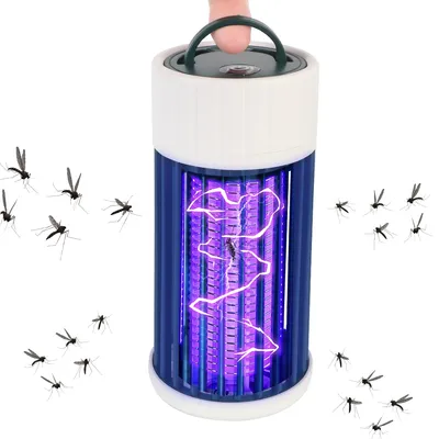 Tragbare Bug Zapper Camping Anti Fliegenfalle Indoor LED Anti Mücken schutz Killer wiederauf ladbare stumm elektronische Insekten vernichter