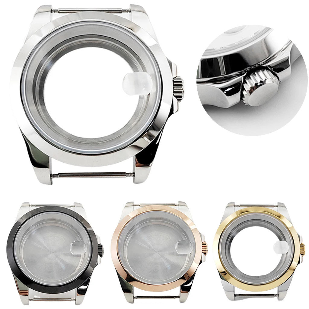 40mm Uhrengehäuse Edelstahl Saphirglas für NH35 NH36 ETA2824 PT5000 ST2130 Uhren Automatikwerk Teil Image