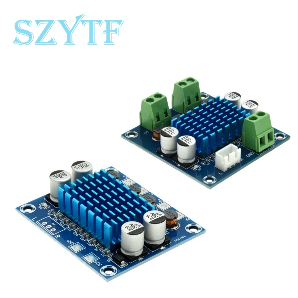 XH-A232 tpa3110 hoch auflösende digitale audio verstärker platine mp3 verstärkungs modul 12 v24v 30w + 30w kanal lautsprecher panel Image