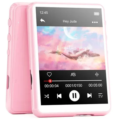 Mechen 64GB MP3-Player Bluetooth 5,3 mit 2.4 "Voll-Touchscreen, tragbarer digitaler Musik-Player Image