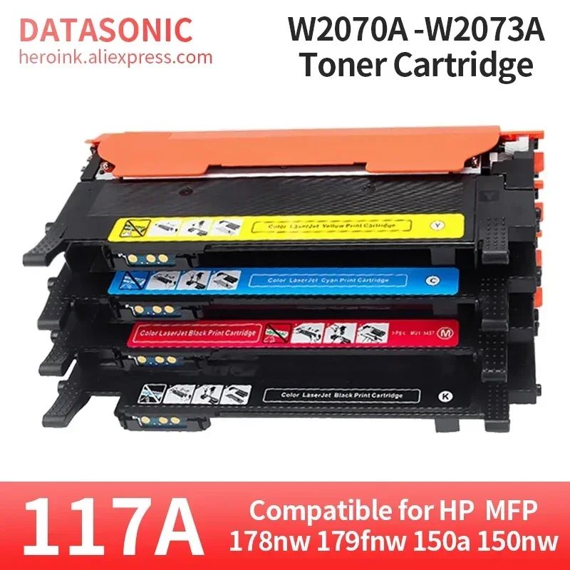 117A Tonerkartusche kompatibel für HP 117a W2070A W2071A W2072A 2073 für HP Color Laser 150a 150nw MFP 178fnw MFP 179fnw Drucker Image