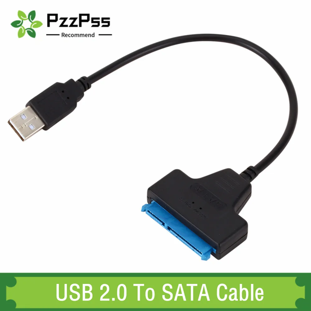 USB 2.0 3.0 SATA 3-Kabel Sata auf USB 2.0-Adapter bis zu 6 Gbit/s, unterstützt 2,5 Zoll externe HDD SSD-Festplatte 22-poliges SATA III-Kabel Image