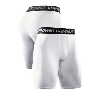 Männer Boxer Sport Unterwäsche Unterhosen Turnhose m l xl weiß schnell trocknende Jogging hose Feuchtigkeit aufnahme atmungsaktive Fitness Image