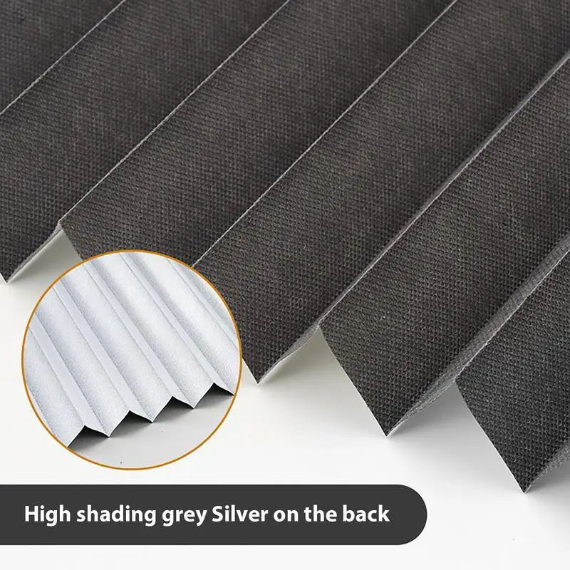 Verdunkelungsfensterabdeckung, atmungsaktive, selbstklebende Fensterabdeckung, benutzerfreundlich, schneidbare Verdunkelungsjalousien, Fensterabdeckung ohne Bohren