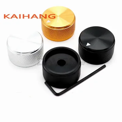 1PCS 30×17mm All aluminum Knurled knob cap Biliary amplifier Volume adjustment knob Potentiometer