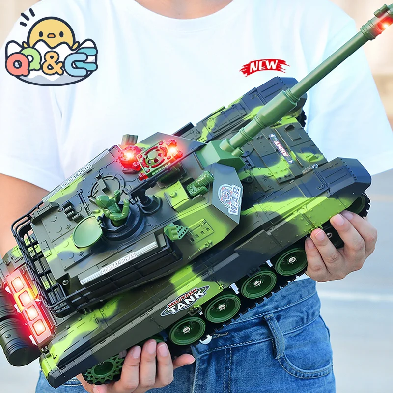 1/12 große RC Tank Spielzeug Start Cross Country verfolgt Fernbedienung Fahrzeug Ladegerät Kampf Hobby Spielzeug für Jungen Kinder Kinder Geschenke