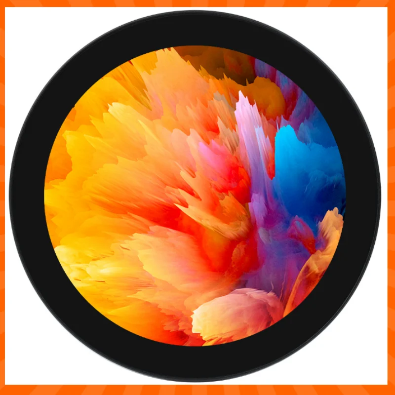 Raspberry Pi 5 5,0 Zoll IPS kapazitiver Touchscreen, rundes LCD 4,0 Zoll 3,4 Zoll Display 1080 x 1080 für Raspberry Pi/Jetson Nano/PC Image