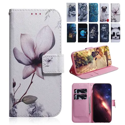 Lackierte Flip Leder Magnet hülle für Motorola Moto G60s G40 Fusion G71 72 73 G7plus G8 Power Lite G9 Play G9 Power Phone Cover