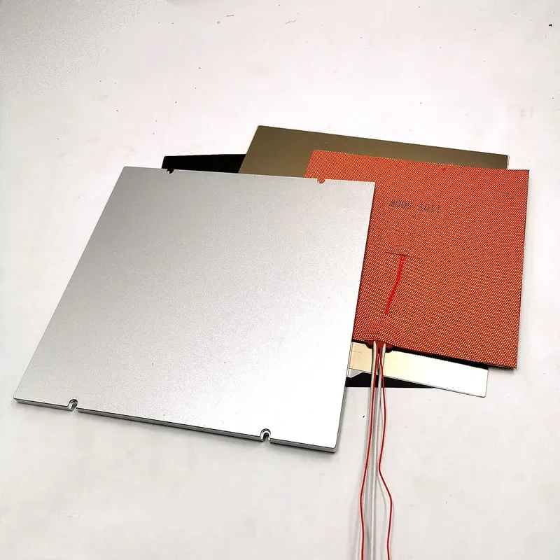 1 Satz Voron2.4 R2 3D-Drucker Ultem1000 PEI magnetisches Aluminium-Bauplatten-System-Kit MIC6 PEI beheiztes Bett Silikonheizung 110/220 V Image