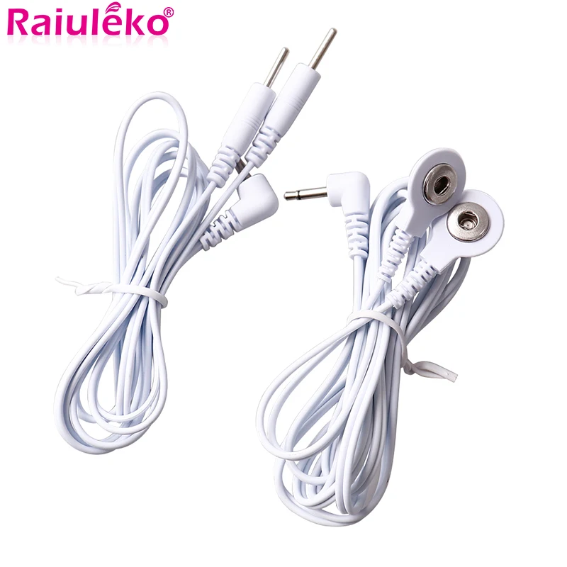 Elektroden kabel Kabel Standard-Verbindungs massage für Zehner kabel Kabel Gleichstrom durchmesser 2,5mm Therapie ersatz Image