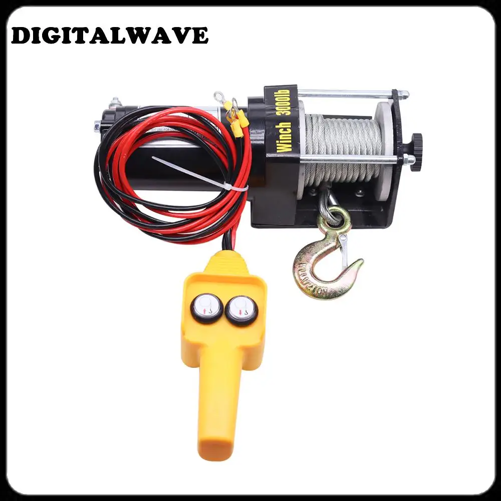 Auto elektrische Winde 12 v24v Auto kleiner Kran Auto Selbst rettung elektrische Winde Traktion heben Image