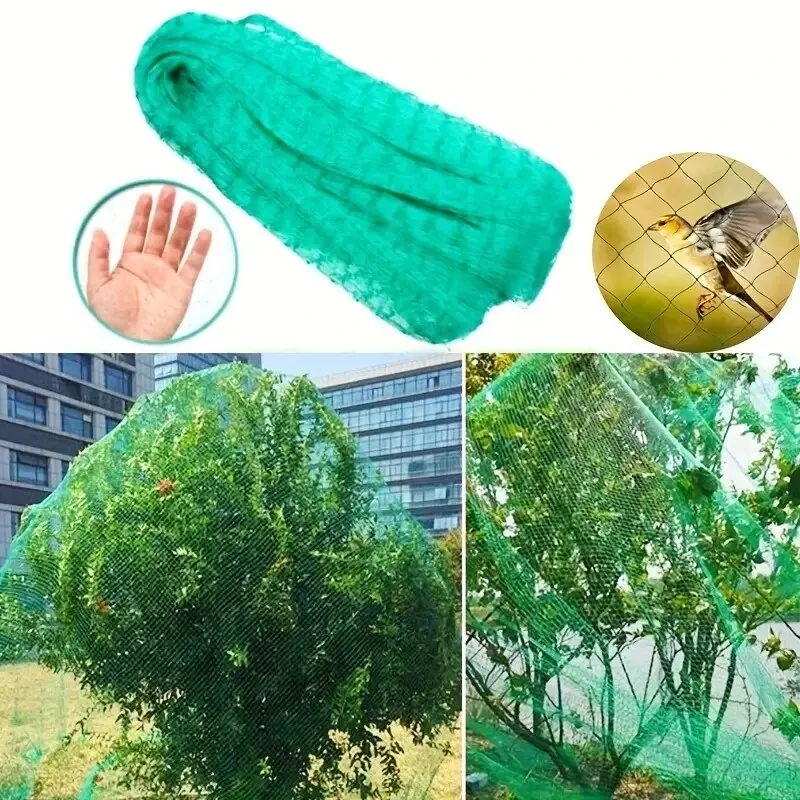 Garten netz grün gewebte Mesh schützen Pflanzen Früchte Blumen Bäume Stretch Fechten haltbare Netz stoppt Vögel Hirschtiere Image