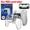 Für ps5 dualsense controller klare pc abdeckung ultra schlanke transparente schutzhülle für sony playstation5 gamepad spiel zubehör