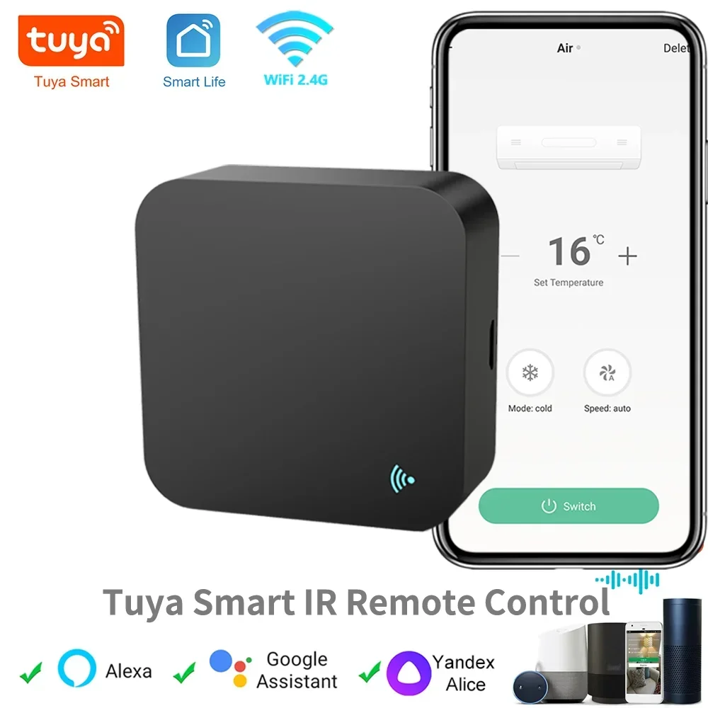 IR-Fernbedienung Smart WiFi Universal Infrarot Tuya für Smart Home Steuerung für TV DVD AUD AC Funktioniert mit Amz Alexa Google Home Image