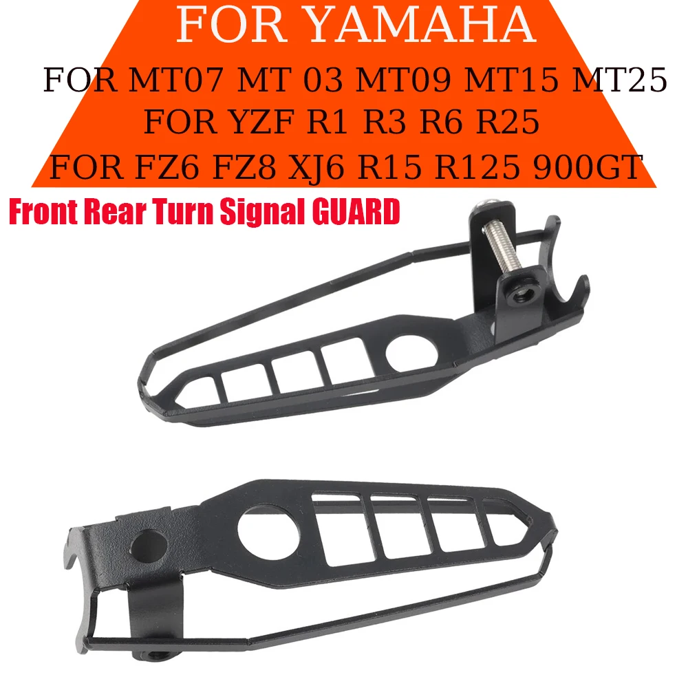 Für yamaha mt07 mt03 mt09 mt15 mt25 tracer xsr 700 900 yzf r1 r3 r6 r25 fz6 vorne hinten blinker leuchte led anzeige schutz Image