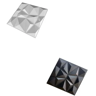 30x30cm 3d Kunst Restaurant Panel Wand paneel mit Diamant Design Wanda uf kleber Wand paneele dekorative Wohnzimmer Tapete Wandbild Image
