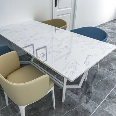 5 m/Rolle Marmor Vinyl selbstklebende Tapete für Badezimmer Küche Schrank Tisch Wand Kontaktpapier Image