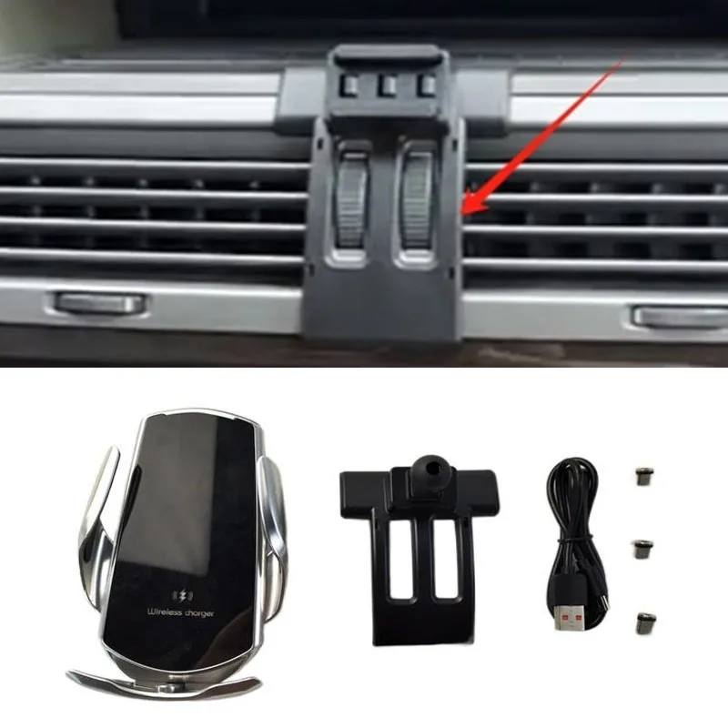 15w Schnell ladegerät kabelloses Ladegerät Auto halterung Telefon halterung automatische Klemmung für 2014-2018 BMW E65 2004 2008 Image