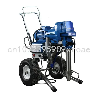220V 6,5 kW 12l/min Kolben Typ Hochdruck Airless Sprayer Kitt Pulver profession elles Sprühen elektrische Sprüh farbe Sprüh gerät