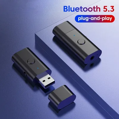 USB Wireless Bluetooth Adapter 5,3 Sender Empfänger AUX 3,5mm Audio Adapter Für Home Auto Musik System USB Aux Musik
