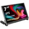 Tragbares 7-Zoll-Display, IPS-LCD, kapazitiver Touchscreen, 1024 x 600 Monitor, optionale Lautsprecher für Raspberry Pi 5 4B 3B+ Laptop-PC