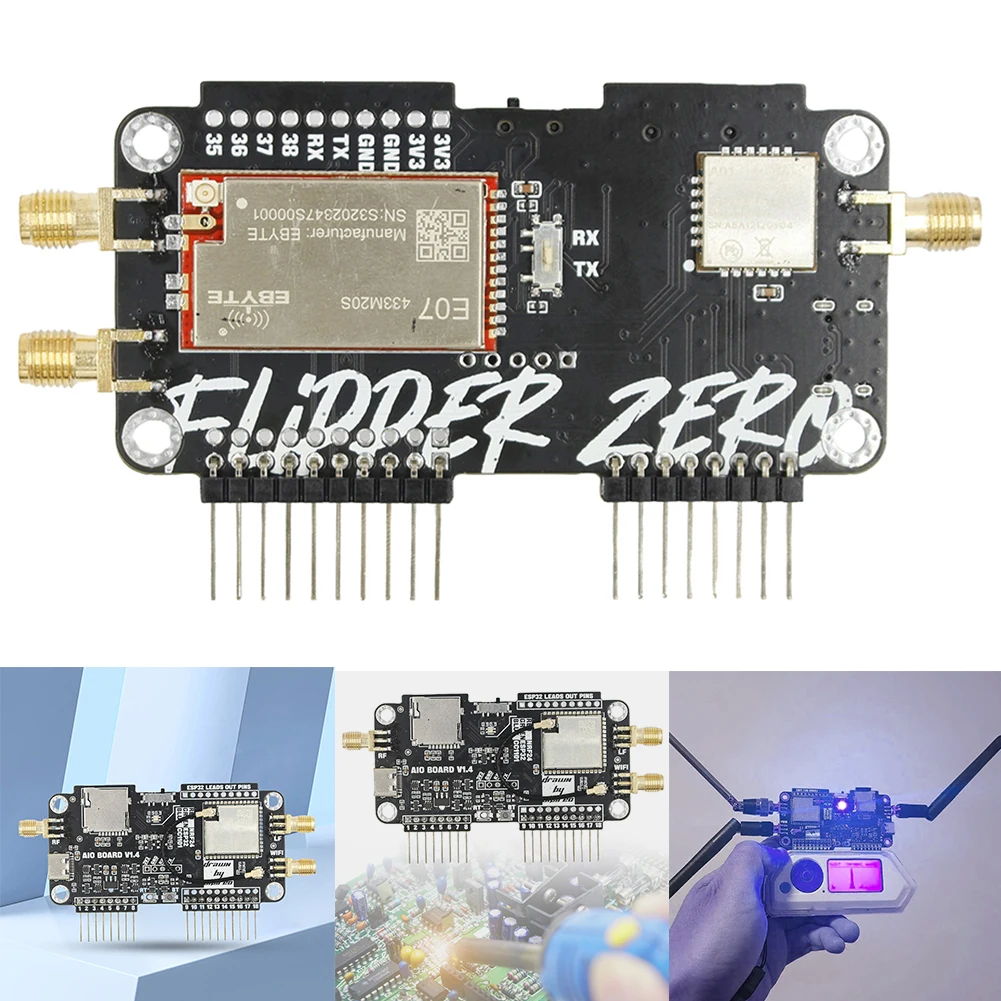 Für Flipper Zero Multiboard-Erweiterungsplatine 3 in 1 WiFi NRF24 + ESP32-Erweiterung NRF Sniffer Mousejacker Image