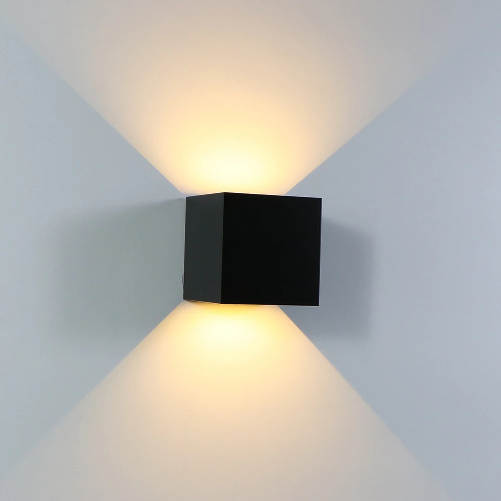 Wandleuchte, batteriebetrieben, mit Touch-Schalter, stufenloses Dimmen, Wandleuchte, Aluminiummaterial, für Schlafzimmer, Flur, Treppenbeleuchtung