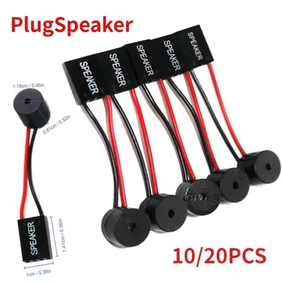 10/20 Stück Mini-Stecker Lautsprecher Miniatur-Lautsprecher-Kit für PC BIOS & Motherboard Image