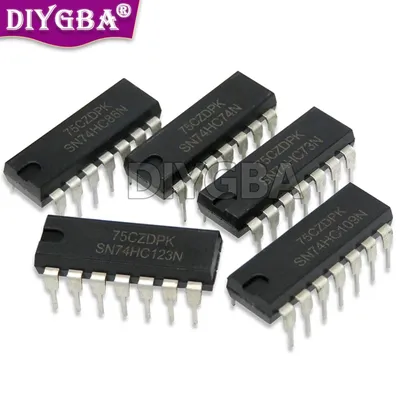 10 Stück sn74hc74n 74 hc74 dip-14 74 hc74n sn74hc73n sn74hc86n sn74hc109n sn74hc125n sn74hc123n 74 Image