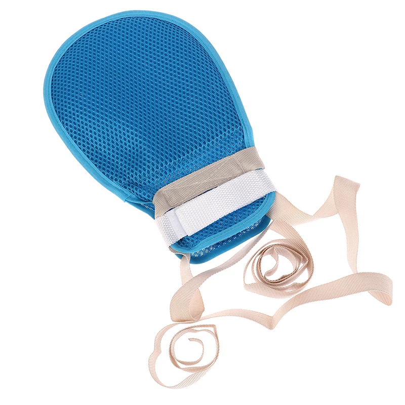 Rückhalt handschuhe Finger kontroll handschuhe Hand infektions schutz Finger hand feste Handschuhe für ältere Patienten Image