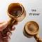1pcnatural Bambus Teesieb Infuser Filter Infusor Tee Werkzeuge Sieb für Tee brauen Trink geschirr Zubehör Sieb Gadgets