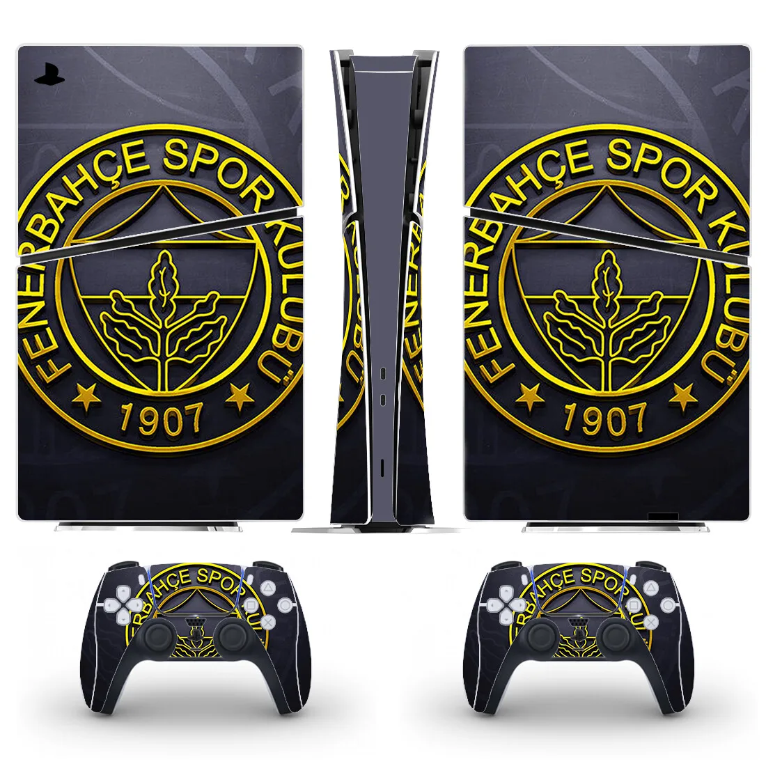 Fenerbahce Fußball ps5 schlanke digitale Haut aufkleber für Konsole & 2 Controller Aufkleber Vinyl Schutz ps5 schlanke digitale Skins Image
