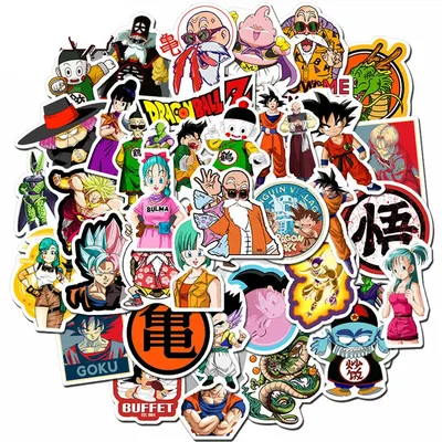10/30/50 stücke Cartoon Dragon Ball Graffiti Aufkleber Aufkleber für Kinder DIY Briefpapier Auto Image