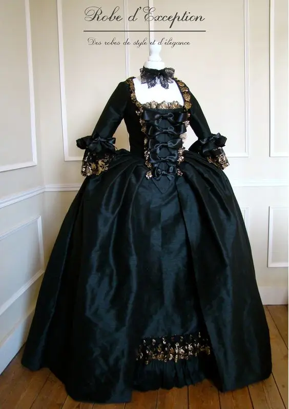 (Auf Lager) Marie Antoinette Noble Dress Rokoko Französisches königliches Gothic-Barock-Vampirkleid Ausgefallenes Ballkleid Viktorianisches Kleid
