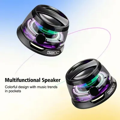 Portable Bluetooth Speaker HECATE G200 RGB Magnetic Speaker BT5.3 Mini Sound Box 7 Hours Playback