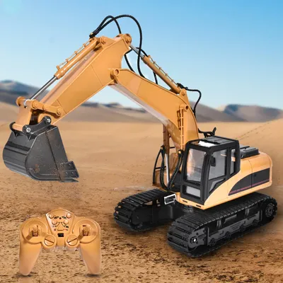 2.4G 1/14 Scale 15 Channel Electronic Excavator Remote Control Truck RC Toy