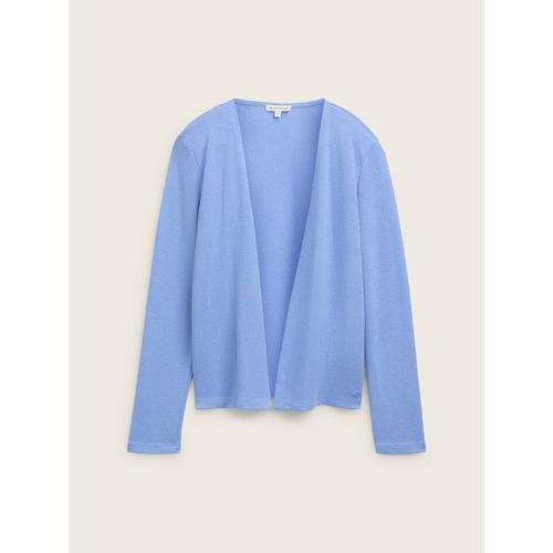 TOM TAILOR Damen Basic Cardigan, blau, Gr. XS