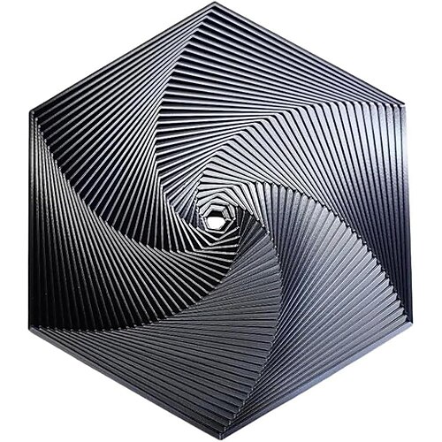 Fraktale Fidget Sechseck, 3D gedrucktes sechseckiges Spielzeug, 3D gedrucktes Fidget, Infinity Würfel Fidget Spielzeug, geometrisches Fidget Spielzeug, Sechseck Spiral Fidget Spielzeug, Stress und Angst Fidget Spielzeug