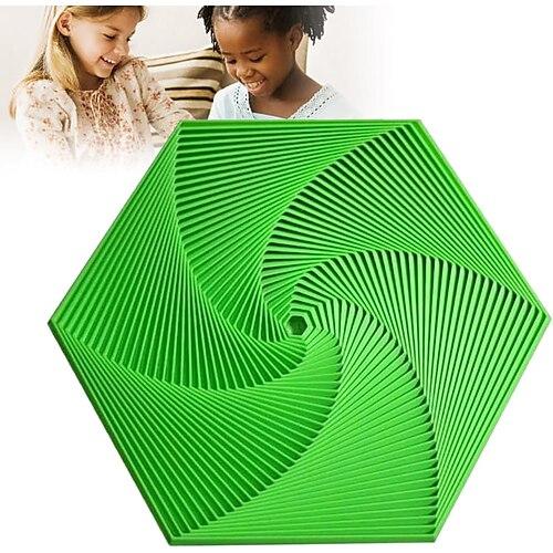 Fraktale Fidget Sechseck, 3D gedrucktes sechseckiges Spielzeug, 3D gedrucktes Fidget, Infinity Würfel Fidget Spielzeug, geometrisches Fidget Spielzeug, Sechseck Spiral Fidget Spielzeug, Stress und Angst Fidget Spielzeug