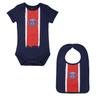 PSG Core Crest Bodysuit & Bib Set - Blue Baby