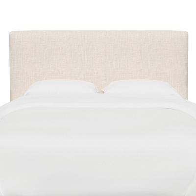 Vanessa Headboard - Rectangular, Rectangular/Linen Cream, Queen - Grandin Road
