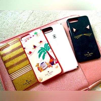 Kate Spade Cell Phones & Accessories | Kate Spade Iphone 11 Plus Phone Cases - Set Of 4 Phone Cases + 1 Speck Case | Color: Gold/Pink | Size: Os
