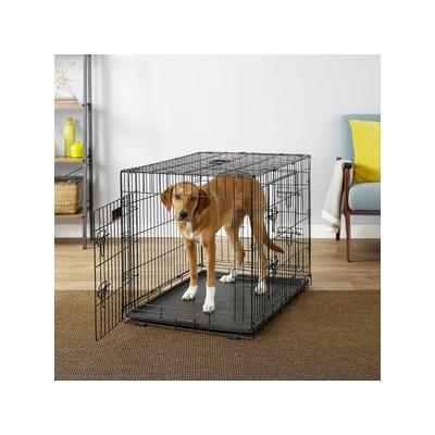 EliteField 3-Door Collapsible Wire Dog Crate with Divider, 36 inch