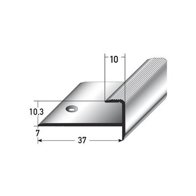 Proviston - Einschubprofil Aluminium eloxiert Goldfarbig Breite 37 mm Höhe 10.3 mm Länge 1000 mm Image